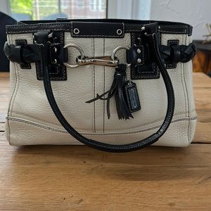 Coach Black and White Braided Beauty